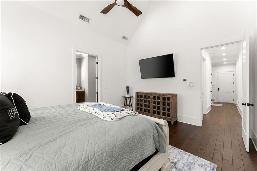 Furnished interior view inside a new home in , Cleveland (Image 42).