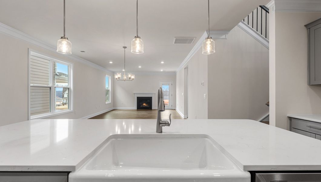 Representative furnished interior of a home built from the Landon by D.R. Horton in Seven Oaks, Greenwood (Image 10).