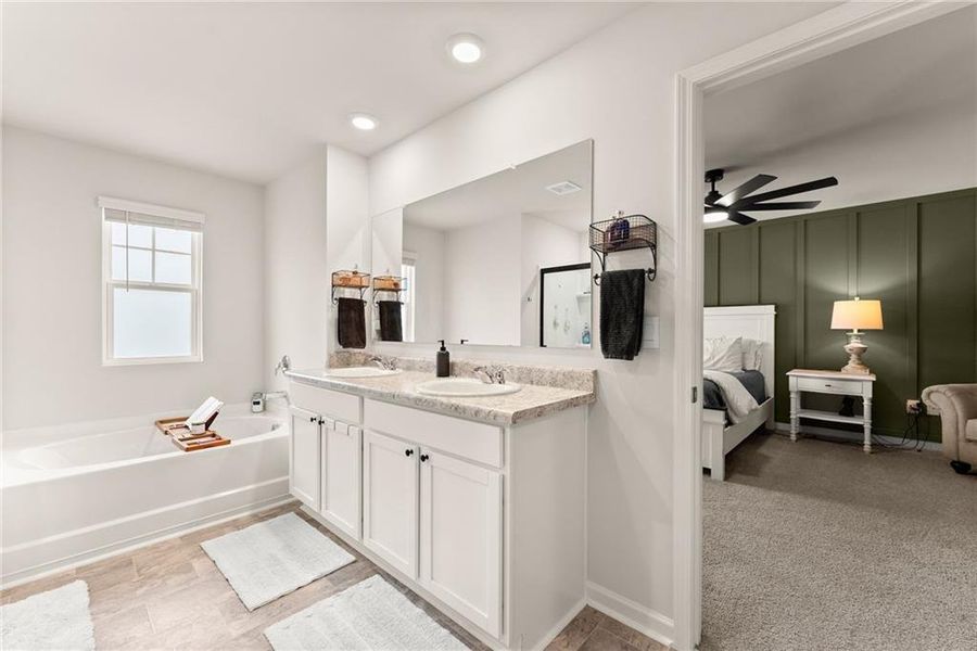 Furnished interior view inside a new home in , Dawsonville (Image 17).