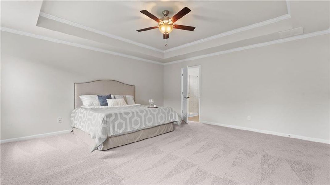Furnished interior view inside a new home in Riverwood, Dallas (Image 19). Furnished interior view inside a new home in Riverwood, Dallas (Image 19).