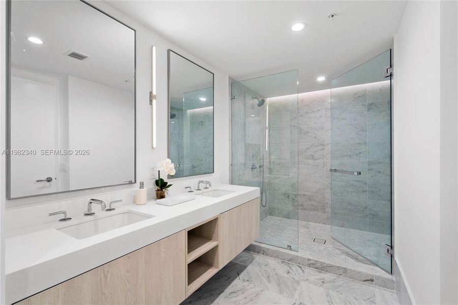 Furnished interior view inside a new home in , Bay Harbor Islands (Image 32).