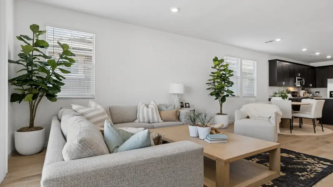 Furnished interior view inside a new home in Westpark, Buckeye (Image 11).