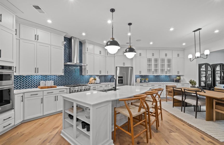 Furnished interior view inside a new home in Olmsted, Huntersville (Image 46). Furnished interior view inside a new home in Olmsted, Huntersville (Image 46).