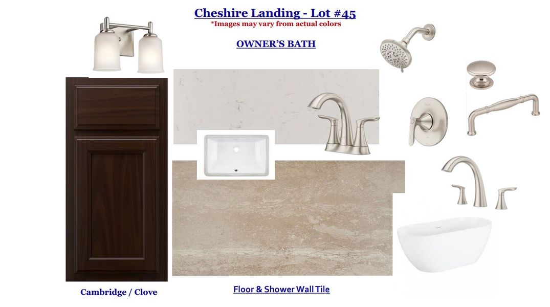 Sample of building materials used in homes in Cheshire Landing, Grimesland (Image 5).