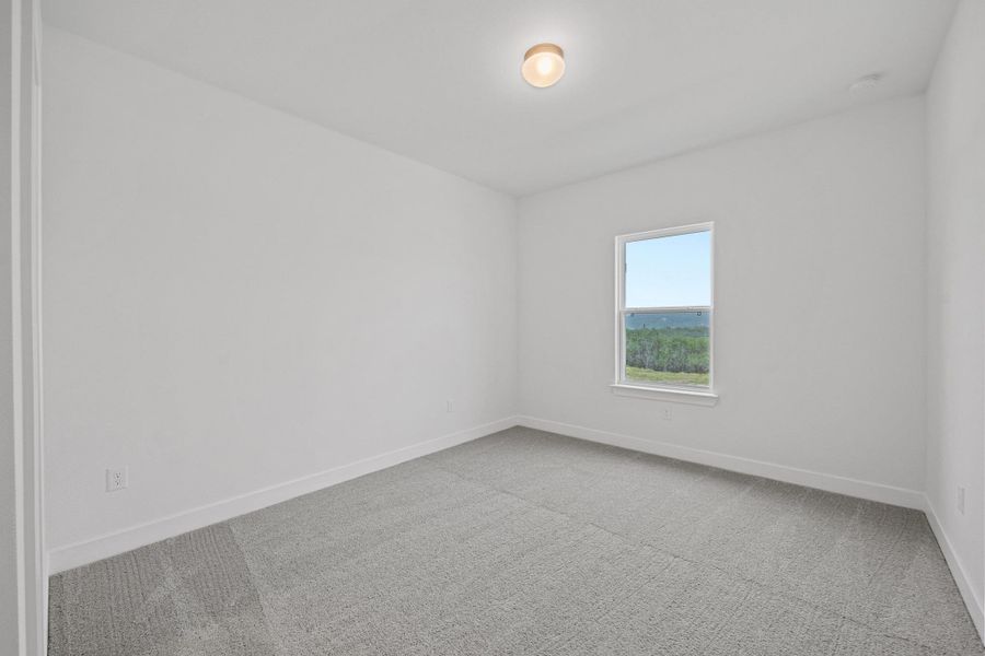Carpeted empty room featuring baseboards Carpeted empty room featuring baseboards