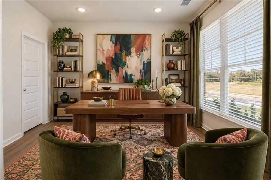Furnished interior view inside a new home in The Brooke at Rivertown, South Fulton (Image 14).