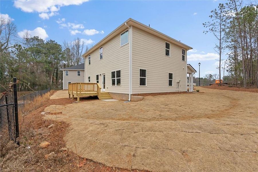 Exterior details and patio area of a home in Canterbury Villas, Carrollton (Image 24).