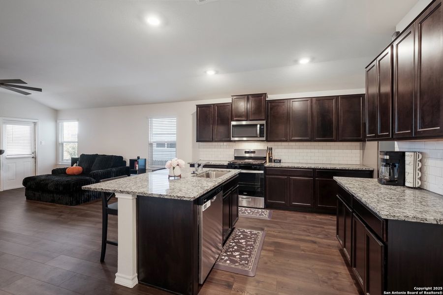 Furnished interior view inside a new home in Redbird Ranch, San Antonio (Image 8).