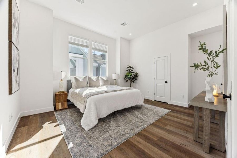 Furnished interior view inside a new home in , Houston (Image 25).