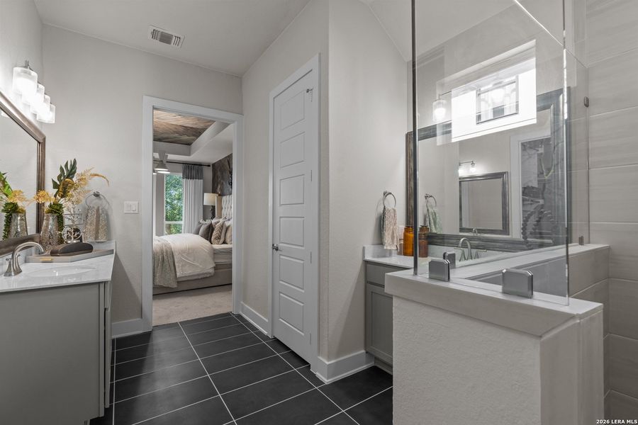 Furnished interior view inside a new home in Esperanza, Boerne (Image 9).