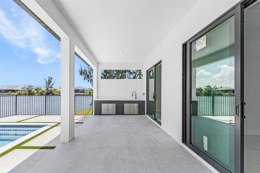 Exterior details and patio area of a home in , Cape Coral (Image 22).