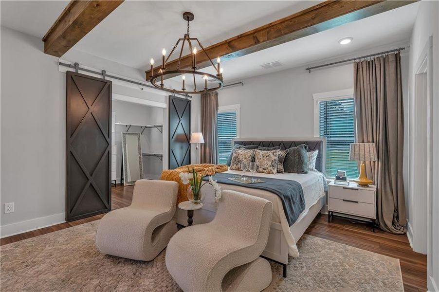 Furnished interior view inside a new home in , Emerson (Image 8).