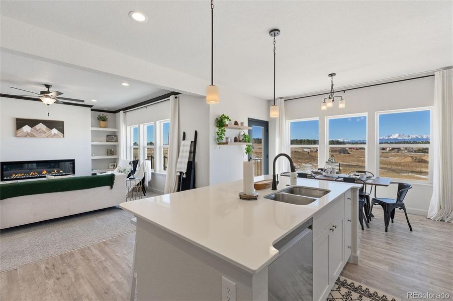 Furnished interior view inside a new home in , Colorado Springs (Image 34).