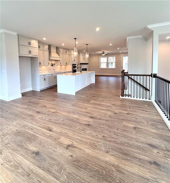 Spacious, unfurnished interior of a new home in The Groves at Myrtle, Roswell (Image 20).