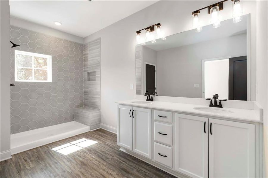 Furnished interior view inside a new home in Serenity, Hapeville (Image 2). Furnished interior view inside a new home in Serenity, Hapeville (Image 2).