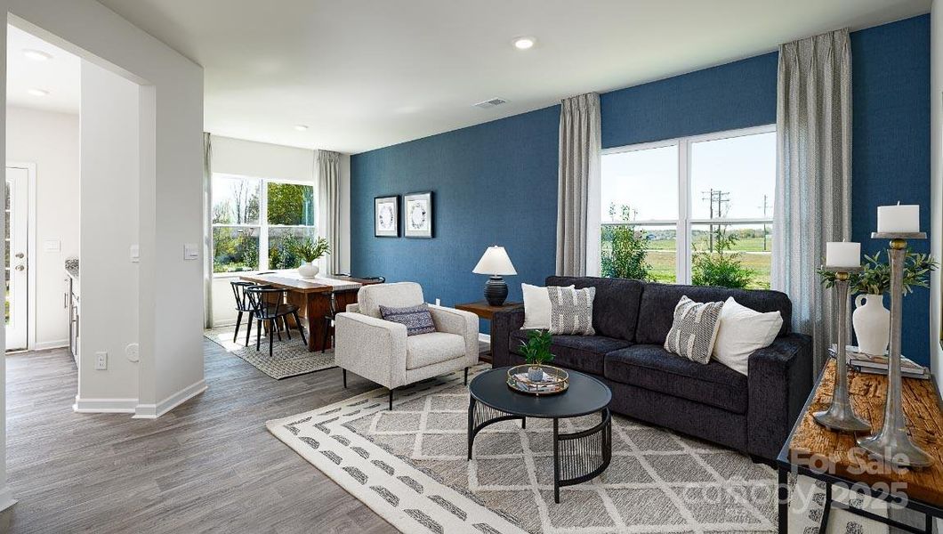 Furnished interior view inside a new home in Fergus Crossing, York (Image 16). Furnished interior view inside a new home in Fergus Crossing, York (Image 16).
