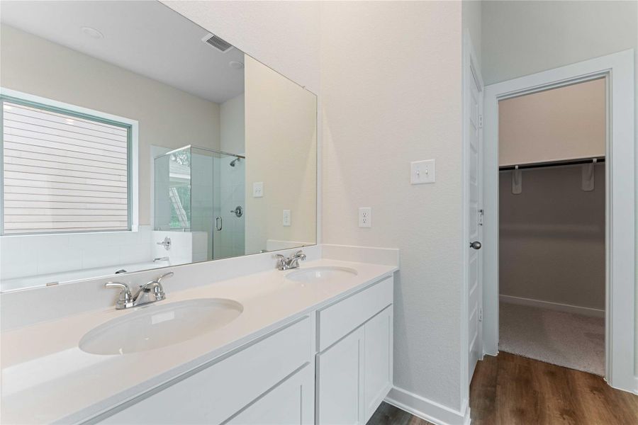 Furnished interior view inside a new home in Lexington Heights, Willis (Image 7). Furnished interior view inside a new home in Lexington Heights, Willis (Image 7).