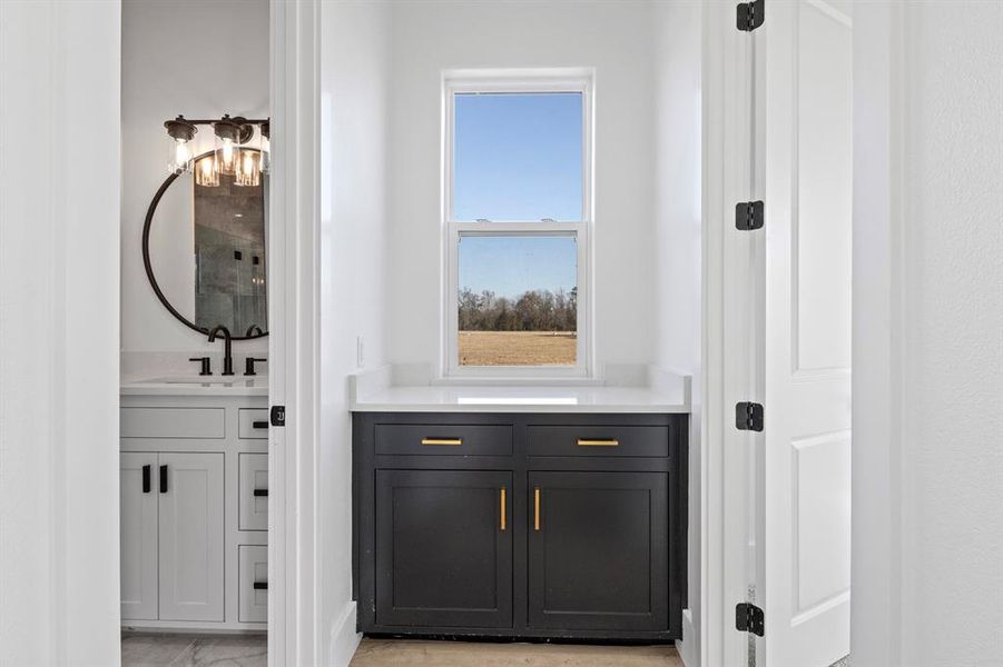 Bathroom with vanity Bathroom with vanity