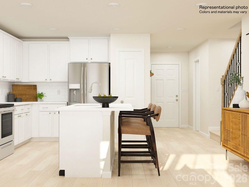 Furnished interior view inside a new home in Bakers Creek, Kannapolis (Image 4).