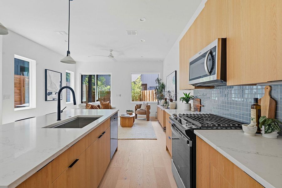 Furnished interior view inside a new home in , Austin (Image 4).