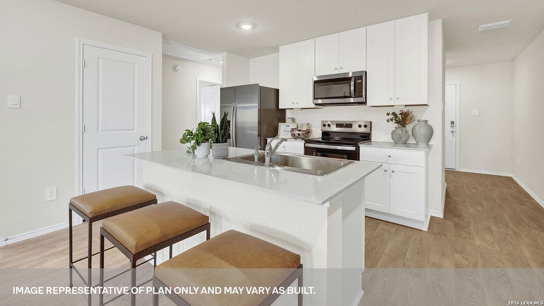 Furnished interior view inside a new home in Spring Valley, New Braunfels (Image 21).