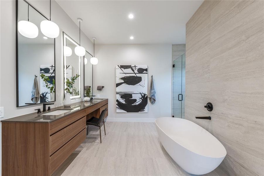 Furnished interior view inside a new home in , Heath (Image 7).