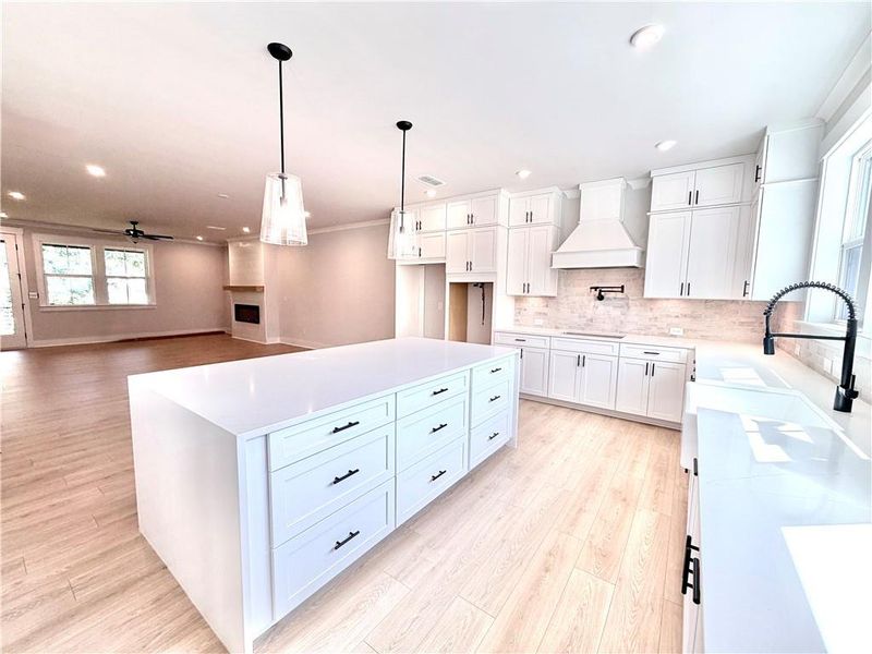 Furnished interior view inside a new home in The Groves at Myrtle, Roswell (Image 9).