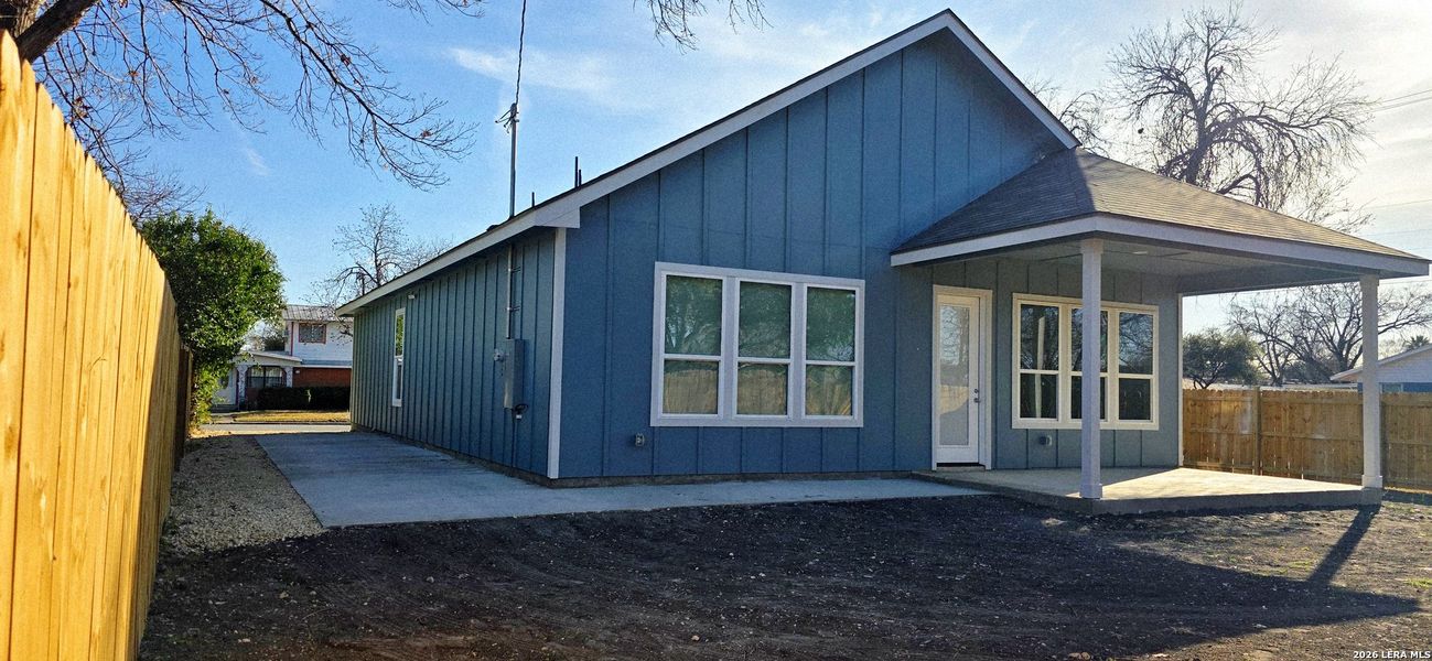 Exterior details and patio area of a home in , San Antonio (Image 26).