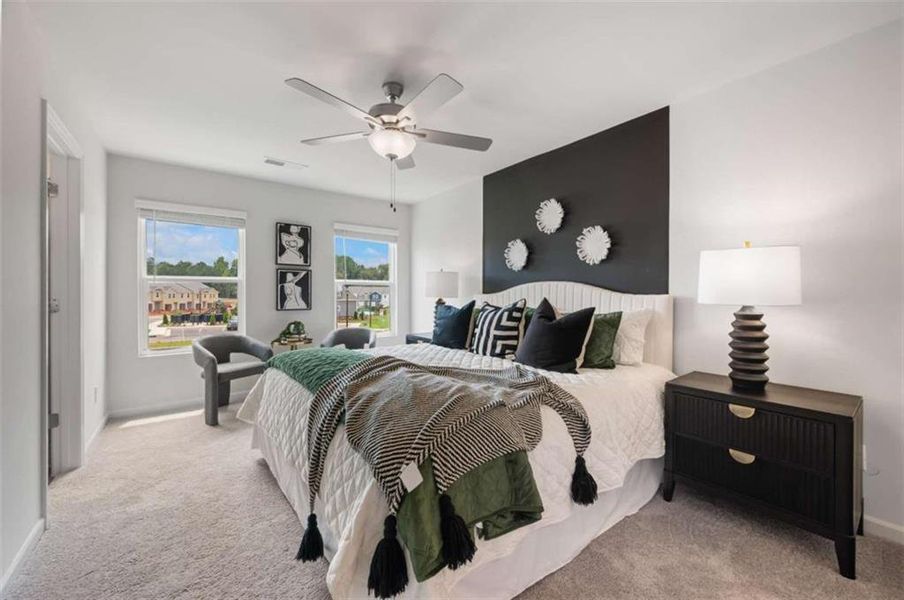 Furnished interior view inside a new home in Walden Park – The Collection, Jonesboro (Image 3). Furnished interior view inside a new home in Walden Park – The Collection, Jonesboro (Image 3).