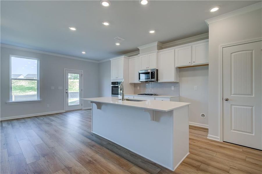 Furnished interior view inside a new home in Langley Overlook, Loganville (Image 5).