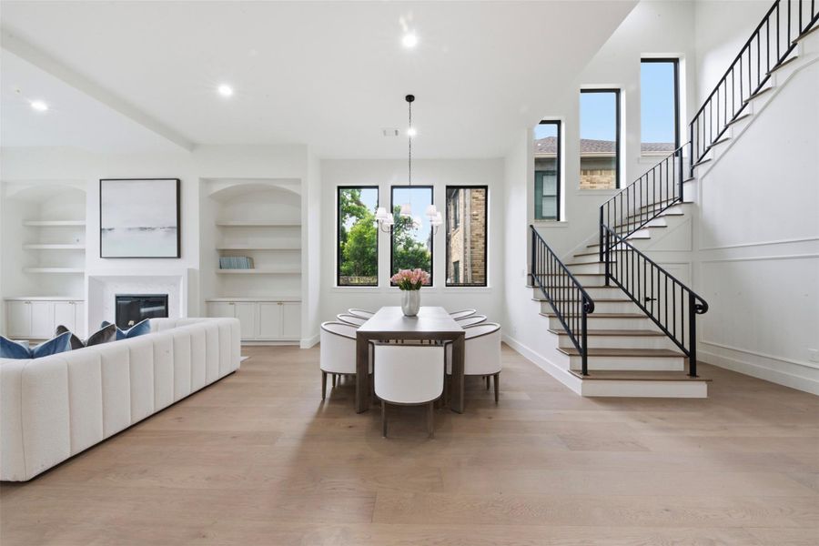 Furnished interior view inside a new home in , Houston (Image 11).