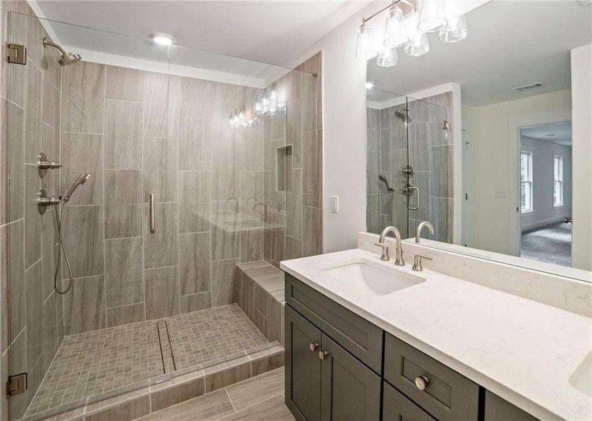 Furnished interior view inside a new home in , Decatur (Image 6).