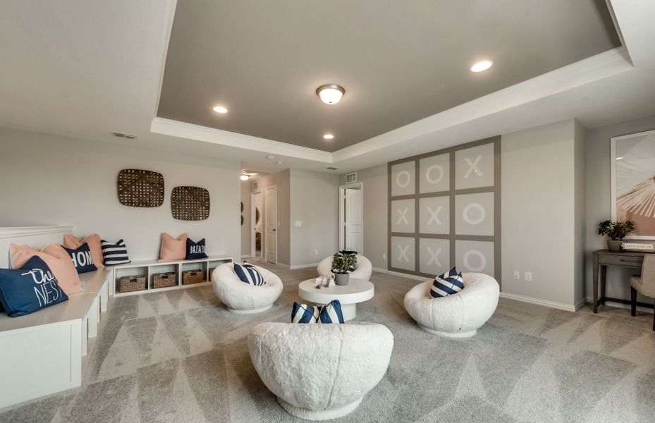 Furnished interior view inside a new home in Kings Way, Denton (Image 6).