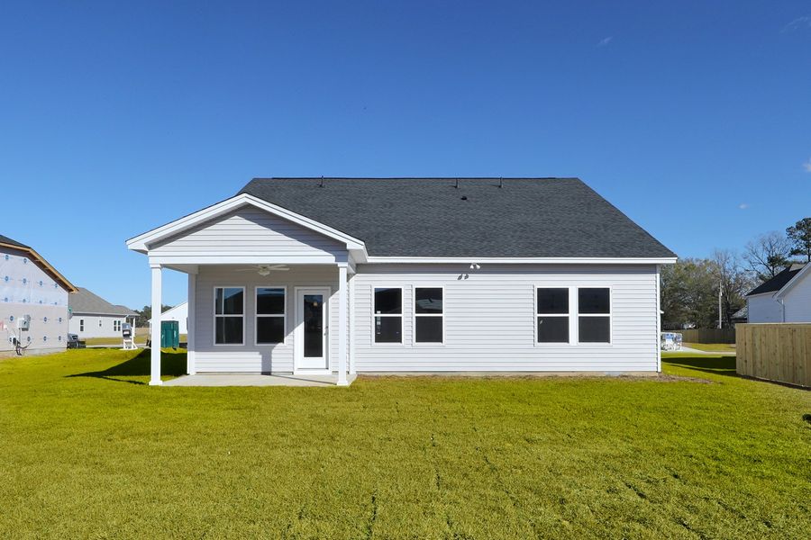 Exterior details and patio area of a home in Garden Grove, Conway (Image 18).