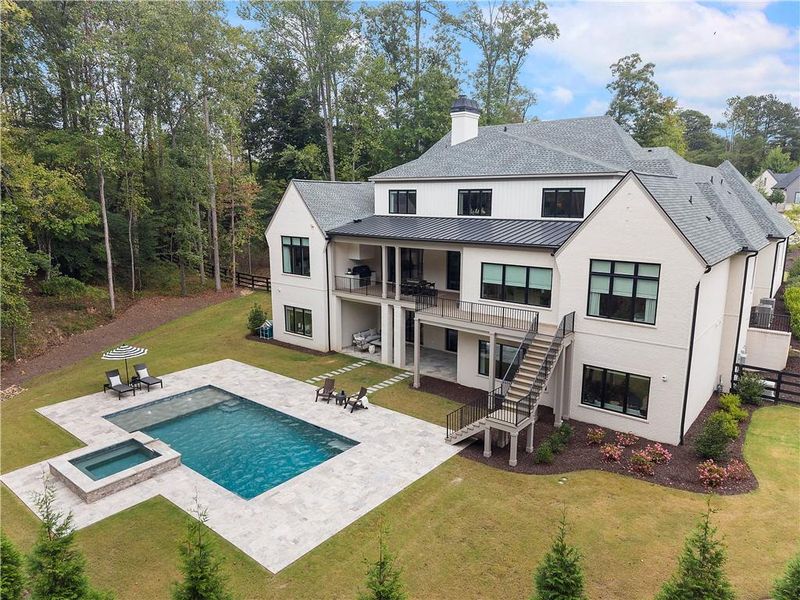 Exterior details and patio area of a home in , Alpharetta (Image 4).