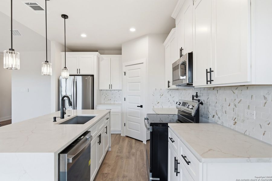 Furnished interior view inside a new home in , Spring Branch (Image 11). Furnished interior view inside a new home in , Spring Branch (Image 11).