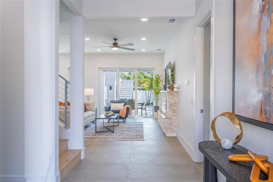 Furnished interior view inside a new home in , Sarasota (Image 16).