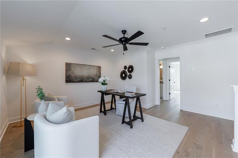 Furnished interior view inside a new home in , Alpharetta (Image 30).