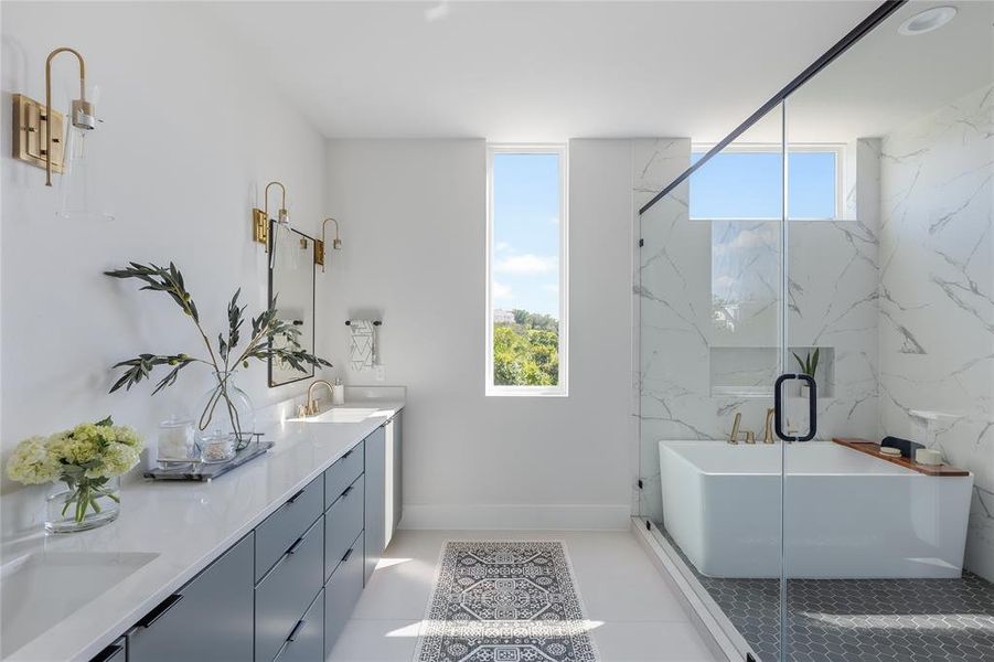 Furnished interior view inside a new home in , Austin (Image 14).