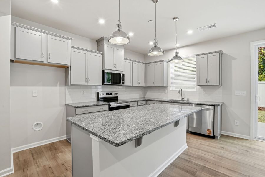 Furnished interior view inside a new home in Hedgecliff Townes, Kannapolis (Image 7). Furnished interior view inside a new home in Hedgecliff Townes, Kannapolis (Image 7).