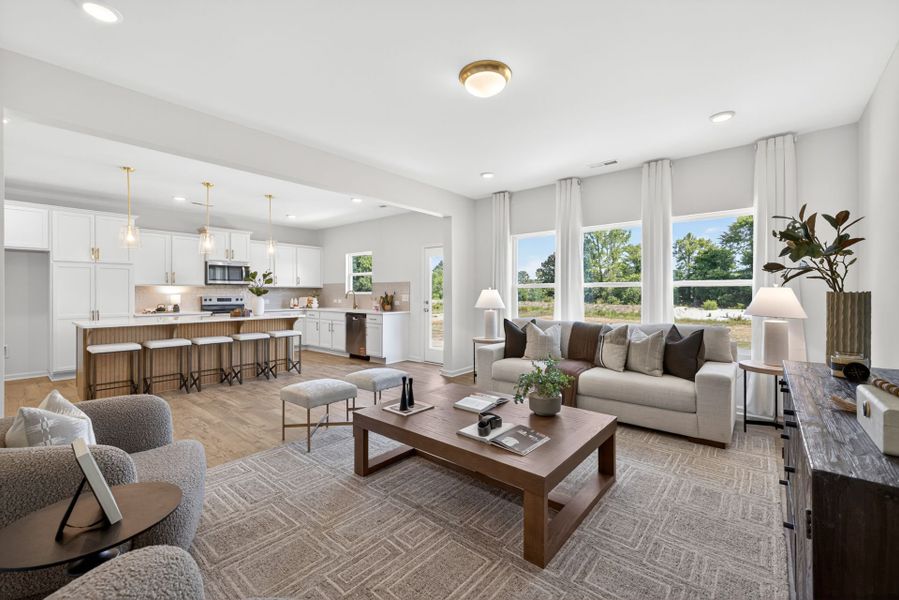 Furnished interior view inside a new home in Nathans Ridge, Lillington (Image 12).