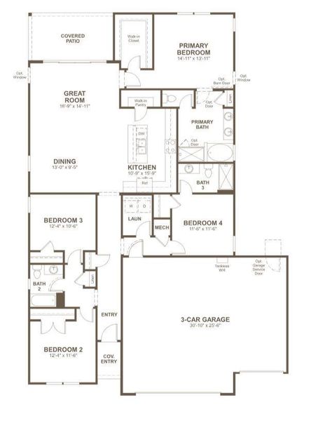 Slate Floorplan - Representative Photo