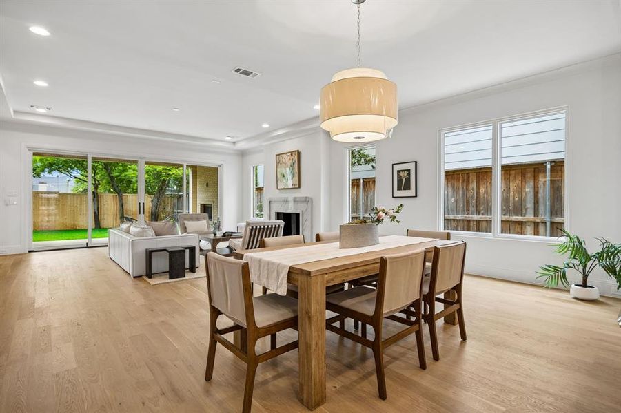 Furnished interior view inside a new home in , Dallas (Image 12). Furnished interior view inside a new home in , Dallas (Image 12).