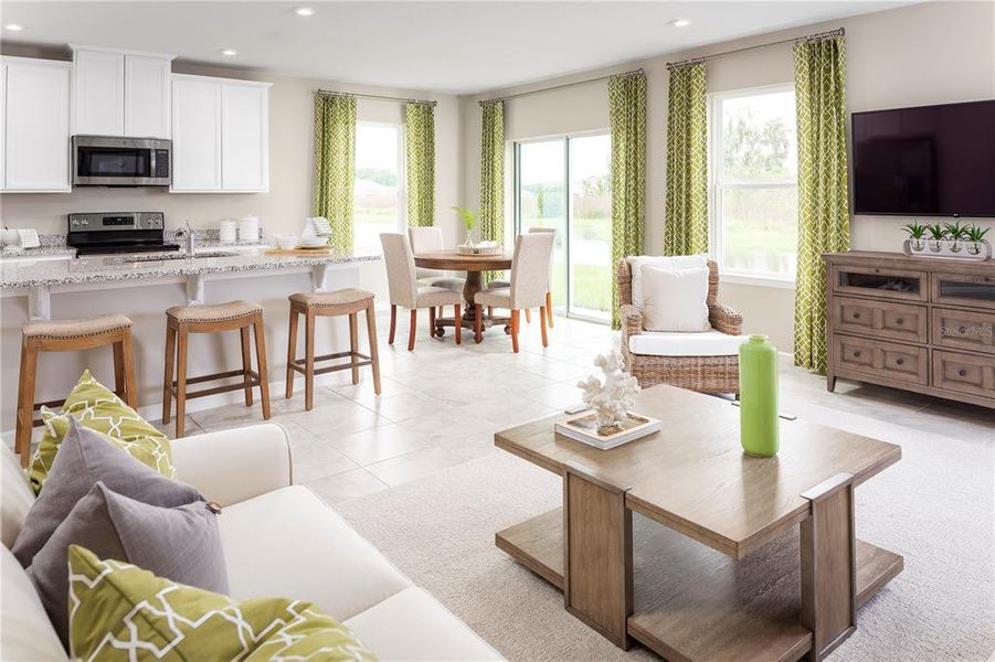 Furnished interior view inside a new home in Ashton Covey, Winter Haven (Image 10).