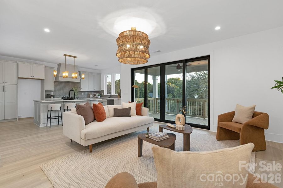 Furnished interior view inside a new home in , Charlotte (Image 6).