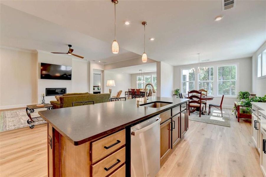 Furnished interior view inside a new home in , Hoschton (Image 40).