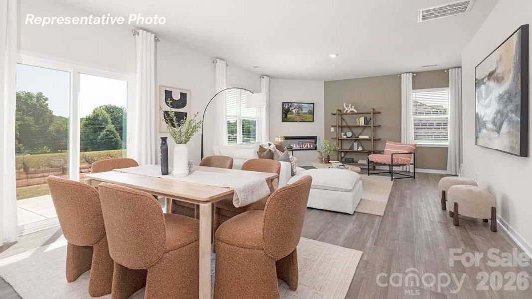 Furnished interior view inside a new home in Bristol Terrace, Statesville (Image 14).