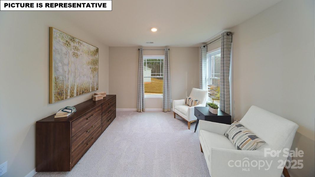 Furnished interior view inside a new home in Falls Cove, Troutman (Image 13).