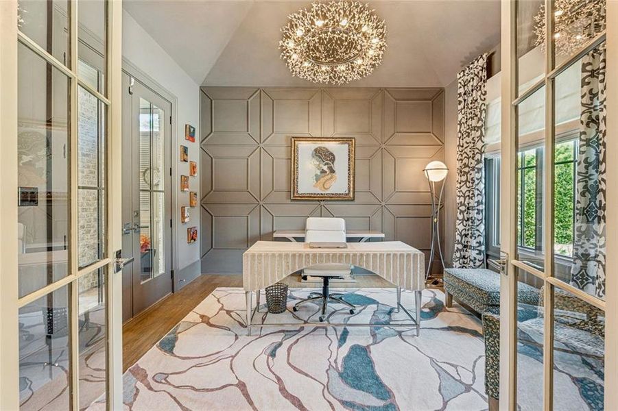 Furnished interior view inside a new home in , Alpharetta (Image 43).