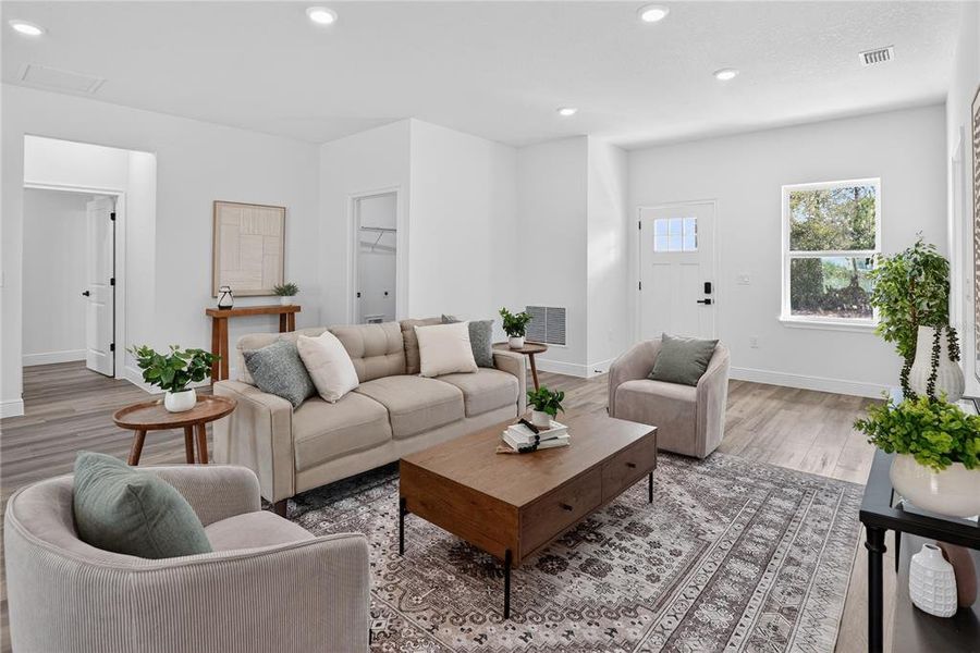 Furnished interior view inside a new home in , Citrus Springs (Image 4).